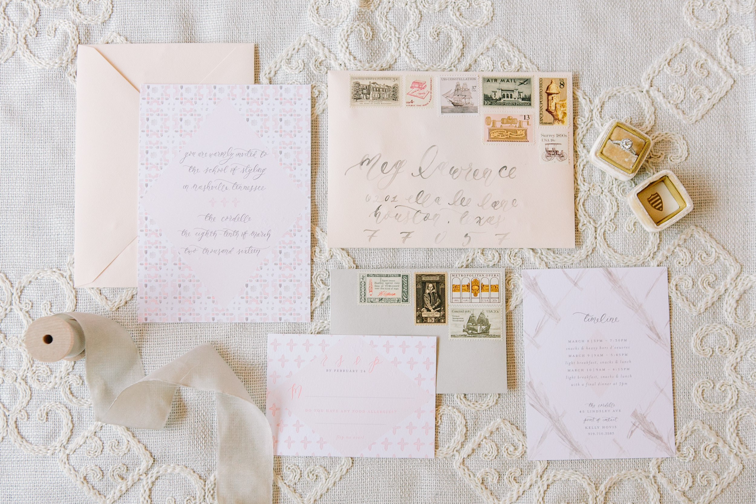  Photo: Love, the Nelsons + Styling: Kaitlin Holland + Invitation: Simply Jessica Marie  